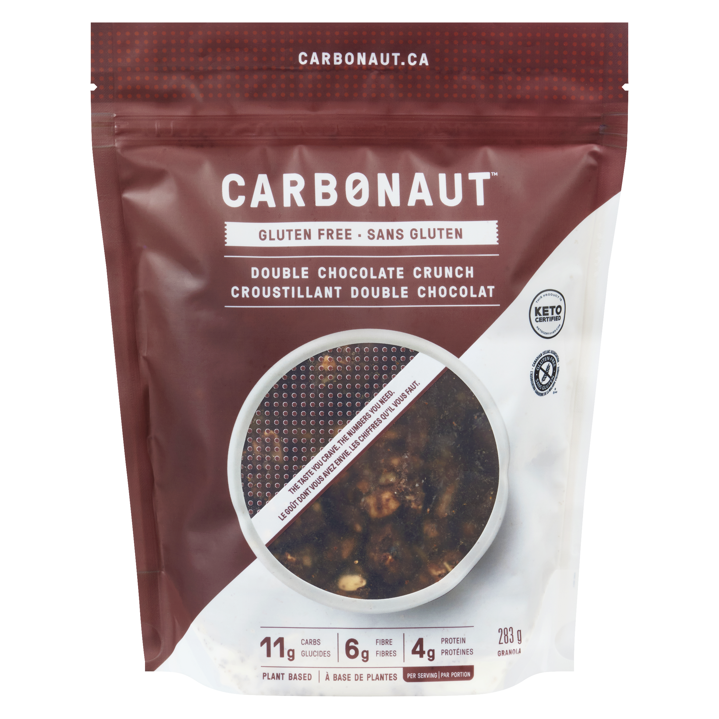 (GF)CARBONAUT DBL CHOC GRANOLA